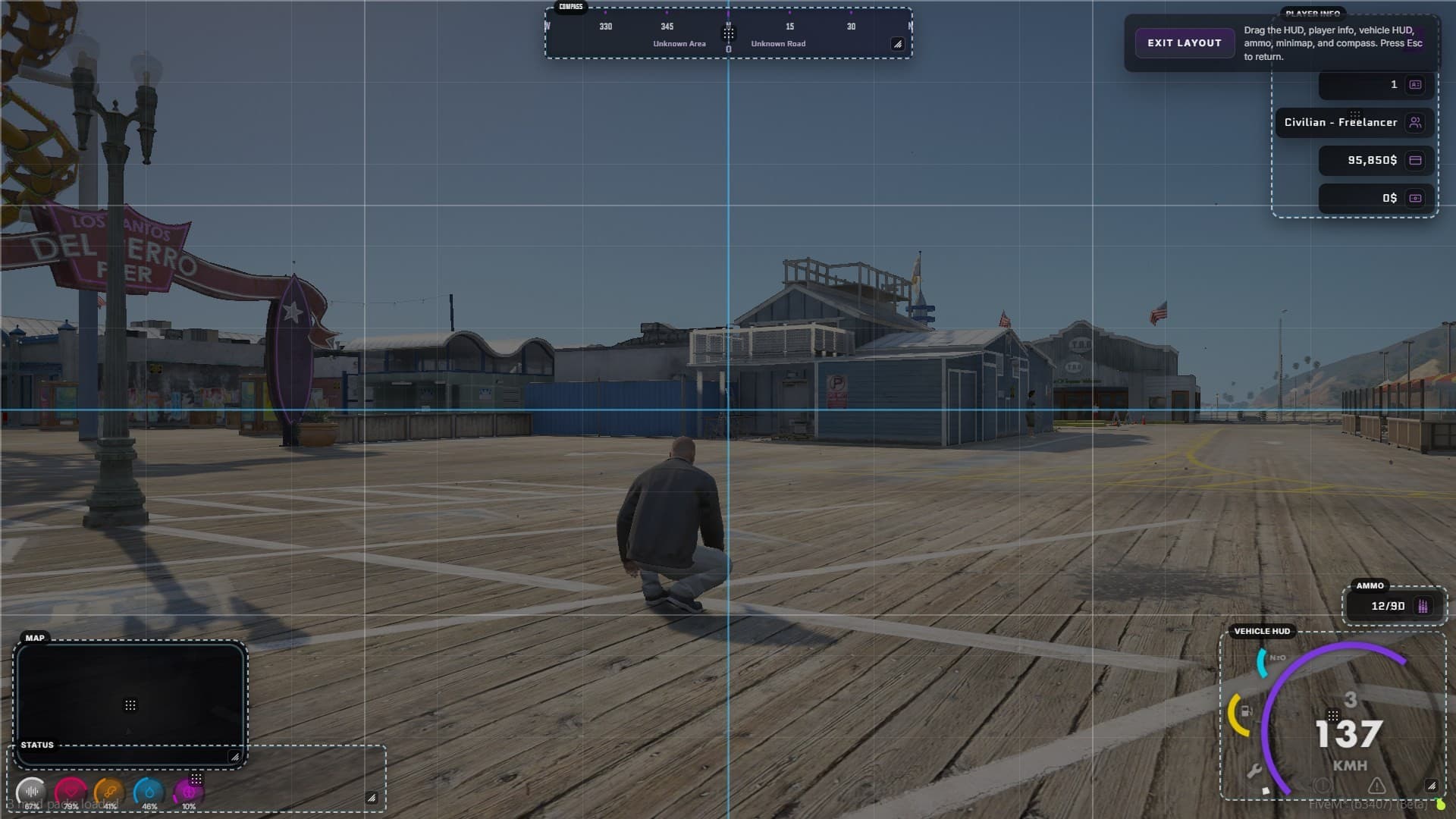 Sigma HUD V2 | Highly Customizable HUD System [QB,ESX,OX,QBOX,STANDALONE] thumbnail